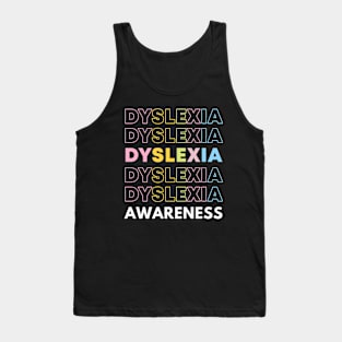 Dyslexia Awareness Tank Top